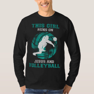 Cute Daughtern Girls Kids Her Jesus Christian Voll T-Shirt