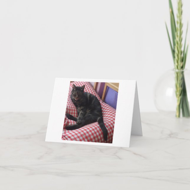 Cute Dave Folded Thank You Card (Front)