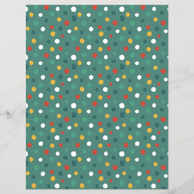  Cute Dear Santa  Scrapbook Paper (Front)
