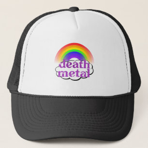 Cute Death Metal Rainbow Trucker Hat