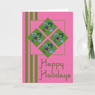 Cute Deco Holly Card