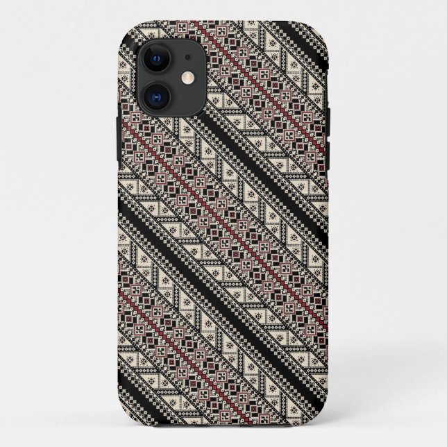 Cute decorative ukrainian patterns design Case-Mate iPhone case (Back)