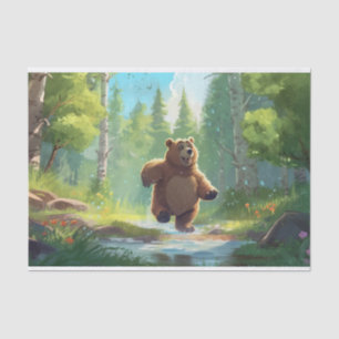 Cute Decoupage kids bear lovers  Tissue Paper
