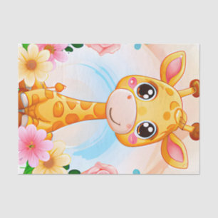 Cute Decoupage kids giraffe lovers  Tissue Paper