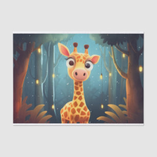 Cute Decoupage kids giraffe lovers Tissue Paper
