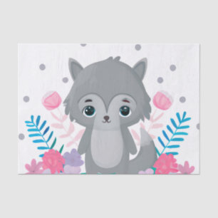 Cute Decoupage kids wolf lovers  Tissue Paper
