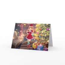 Cute Dee Dee Christmas Card