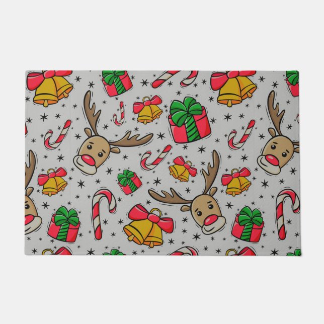 Cute Deer Candy And Gifts Doormat (Front)
