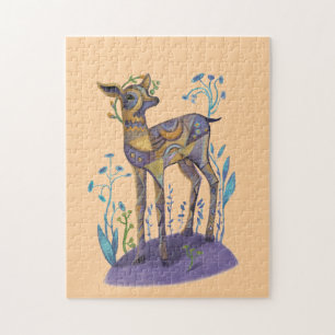 cute deer jigsaw puzzle