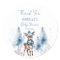 Cute deer Winter boys baby shower thank you favour