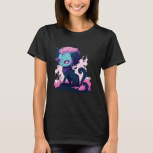 Cute Demon Cat Girl T-Shirt