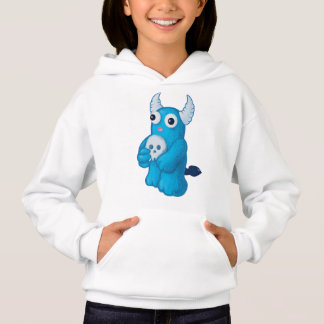 Cute Demon Skull - Halloween Cartoon Character