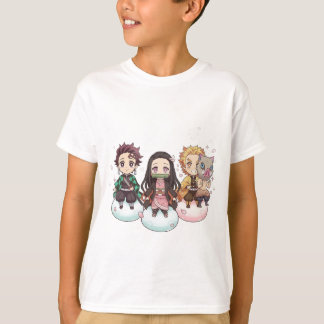 Cute demon slayer t-shirt kids