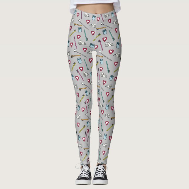 Cute Dental Leggings (Front)