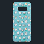 Cute Dental Pattern Case-Mate Samsung Galaxy S8 Case<br><div class="desc">This design features cute teeth in various poses of oral care.</div>