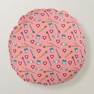 Cute Dental Round Cushion