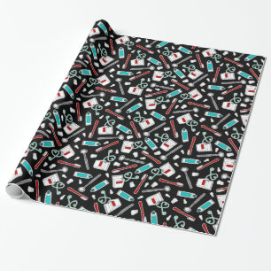 Cute Dentist / Dental Hygienist Wrapping Paper
