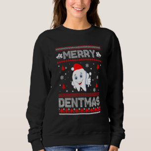 Cute Dentmas Ugly Christmas Sweater Funny Dental H