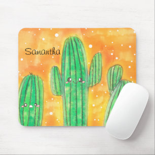 Cute Desert Cactus Mouse Mat