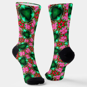 Cute Desert Rose Pattern Socks