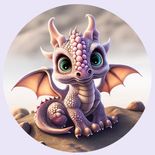 Cute Desert Sand Baby Dragon Bodysuit