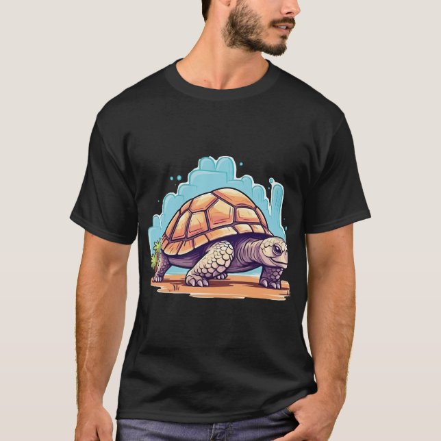 Cute Desert Tortoise T-Shirt (Front)