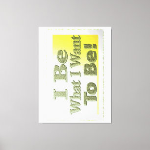 Cute Design About "I Be"  T-Shirt Throw Pillow Tri Canvas Print