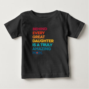 Cute Design Expression text for Mothers day  Baby T-Shirt