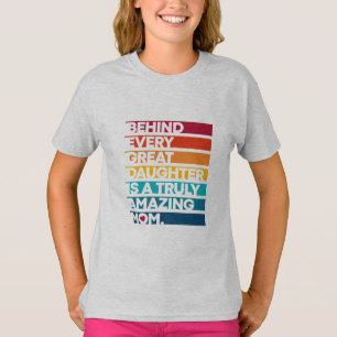 Cute Design Expression Text for Mothers Day T-Shirt