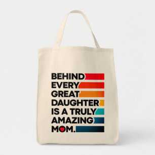 Cute Design Expression Text for Mother's Day  Tote Bag