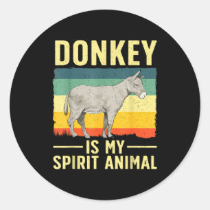 Cute Design For Men Women Pet Animal Lovers  Classic Round Sticker