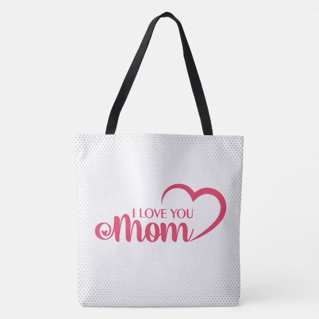 Cute Design Text Best Mum Ever for Mothers day Tote Bag (Front)