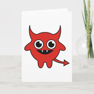 Cute Devil Card