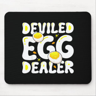 Cute Deviled Egg Dealer Thanksgiving Deviled Mouse Mat