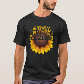 Cute Dialysis Nurse Art For Men Women Dialysis Nur T-Shirt