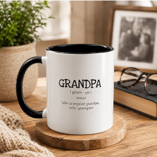 Cute Dictionary Grumpa Grandfather Grandpa Mug