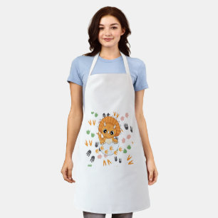 Cute dino apron