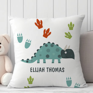 Cute Dino Footprint  Cushion