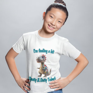 Cute Dino-Mite Dots Colourful Dinosaur Kids Dot Da T-Shirt