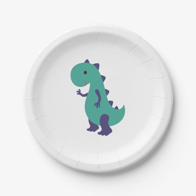 Cute Dino Plate (Front)