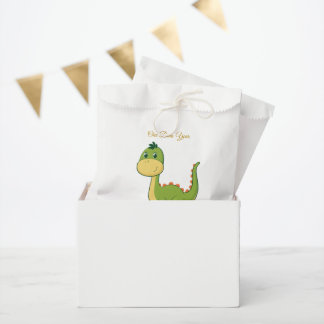 Cute Dinosaur 1st Birthday Party Favour Bags