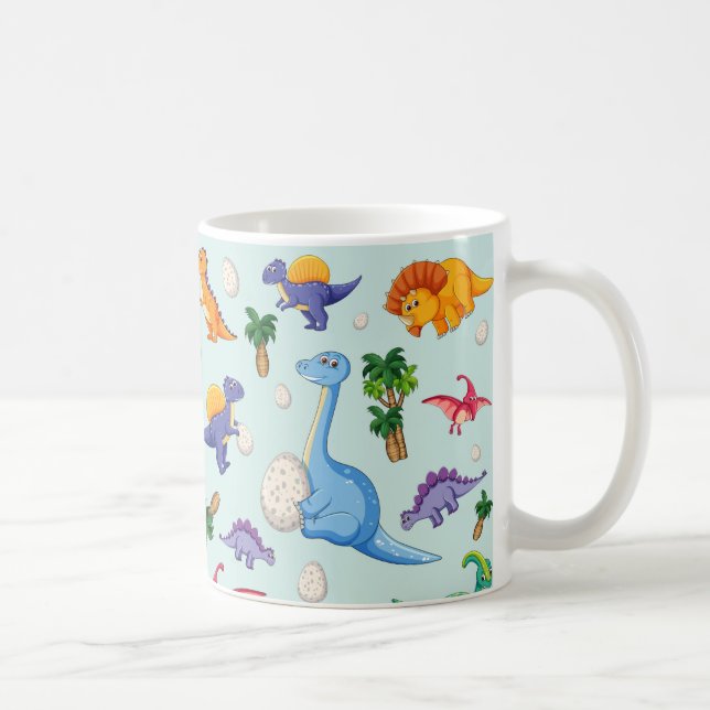 Cute Dinosaur Babies | Baby Coffee Mug (Right)