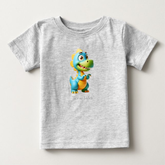 Cute Dinosaur Baby T-Shirt (Front)