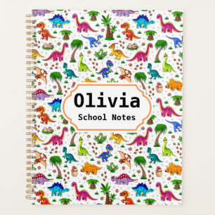 Cute Dinosaur Back to School Planner