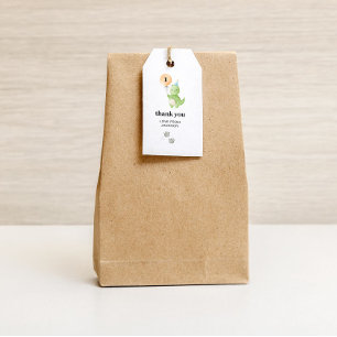 Cute Dinosaur Birthday Gift Tags