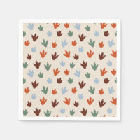 Cute Dinosaur Birthday Party Napkins