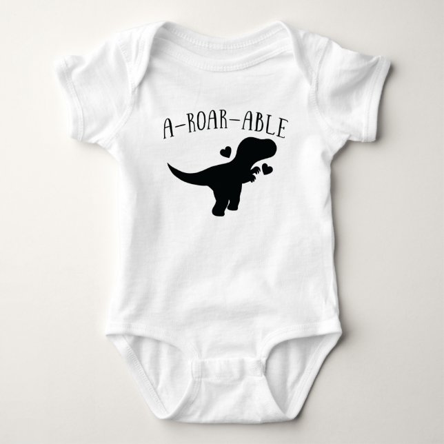 Cute Dinosaur Bodysuit Sleeper (Front)