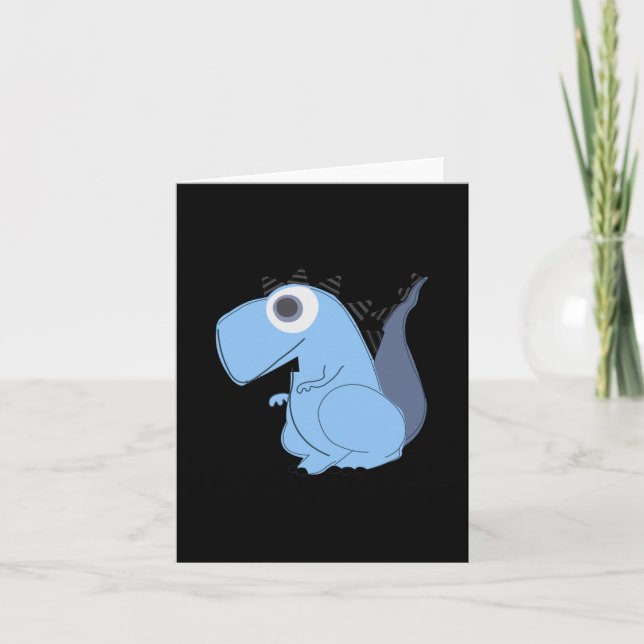 Cute Dinosaur  Card (Front)