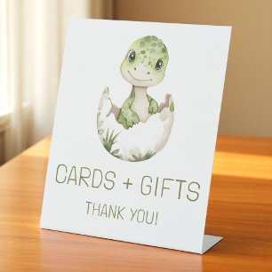 Cute Dinosaur Cards and Gifts Baby Shower Sign