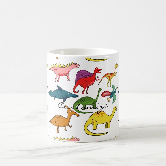 Cute Dinosaur Collection Thunder_Cove Coffee Mug (Center)